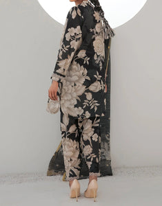 Digital Printed 3 Piece Swiss Lawn With Organza Dupatta MK 12
