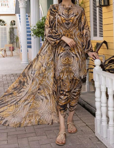 Digital Printed 3 Piece Swiss Lawn With Organza Dupatta MK 04