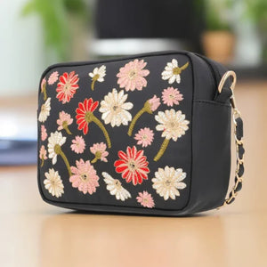 Embroidered Charm black