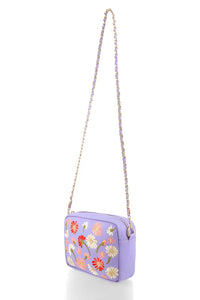 Embroidered Charm Purple
