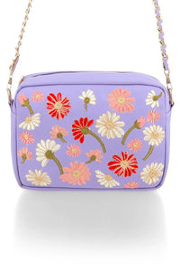 Embroidered Charm Purple