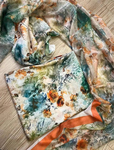 Digital Printed 3 Piece Swiss Lawn With Silk Dupatta Collection MK 23