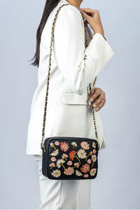 Embroidered Charm black