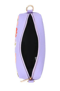 Embroidered Charm Purple
