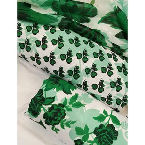 Unstitch Swiss Lawn Elegant Green - AZADI SALE