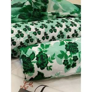 Unstitch Swiss Lawn Elegant Green - AZADI SALE