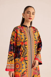 Unstitch Swiss Lawn Vibrant Ethnic Floral Printed Suit -03 PCS