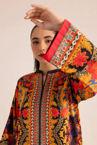 Unstitch Swiss Lawn Vibrant Ethnic Floral Printed Suit -03 PCS