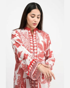 Unstitch Printed Swiss lawn 03 PCS - MZ